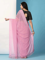 Ready To Wear Chiffon Saree With Stitched Blouse