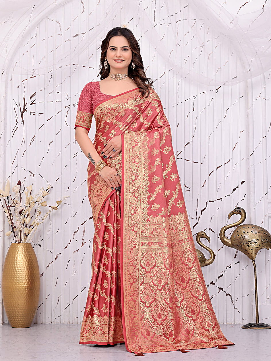 Ready-to-Wear Banarasi Pure Silk Saree