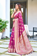 Ready to Wear Pathni Woven Pure Silk Saree
