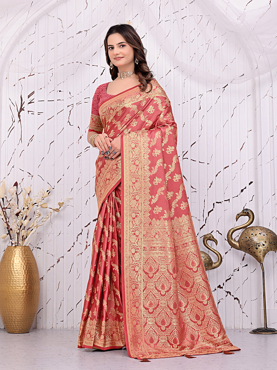 Ready-to-Wear Banarasi Pure Silk Saree