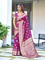 Ready to Wear Pathni Woven Pure Silk Saree