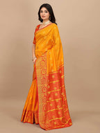 Ready To Wear Cotton Silk Woven Zari Jacquard Banarasi Traditional Saree