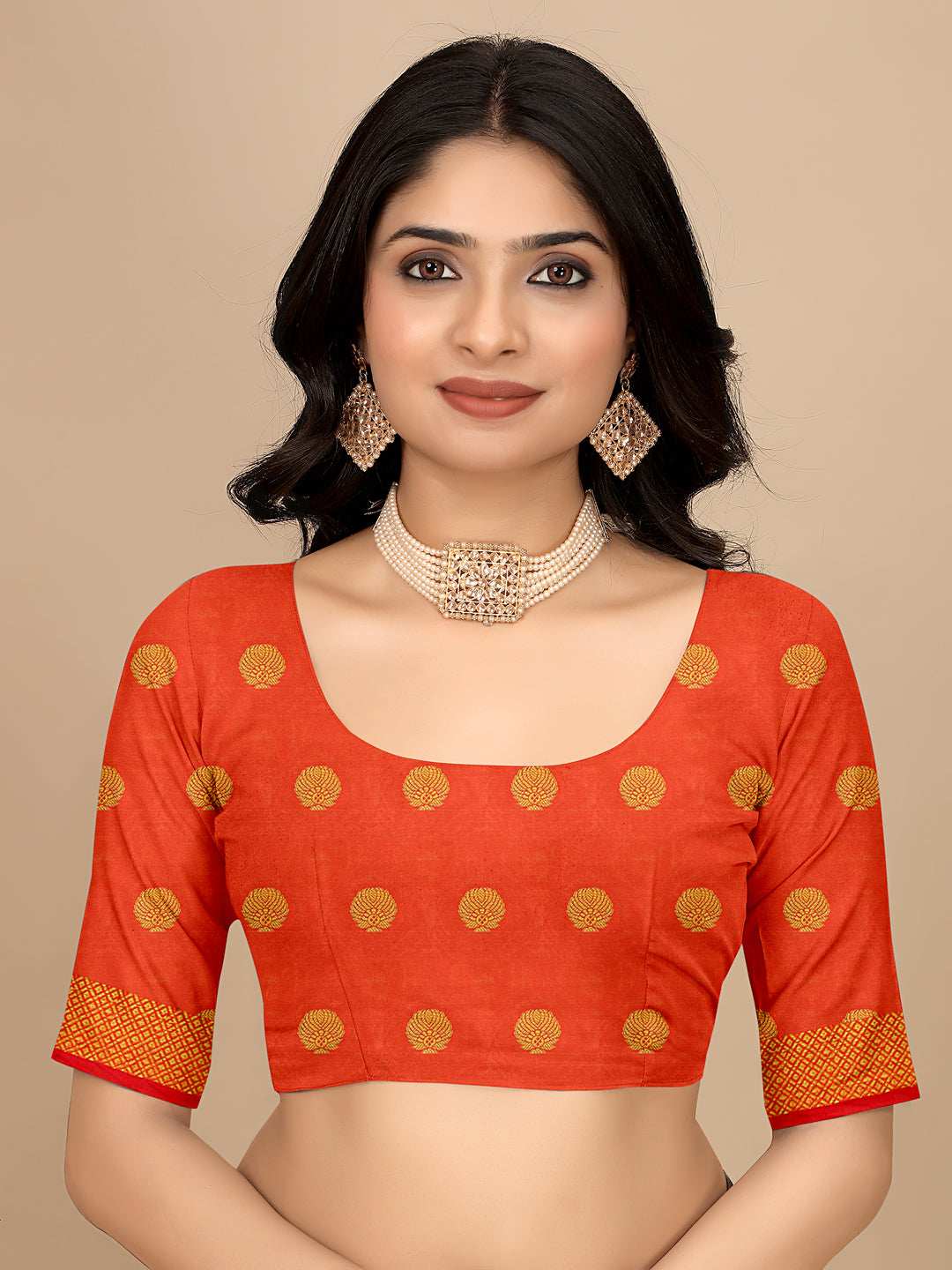 Ready To Wear Cotton Silk Woven Zari Jacquard Banarasi Traditional Saree