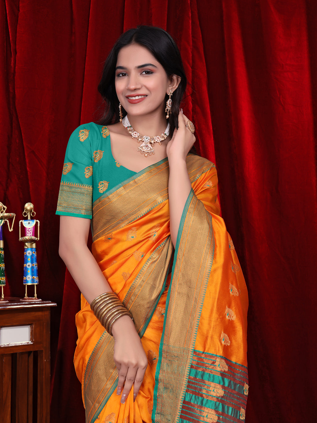 Ready to Wear Jacquard Pure Silk Saree