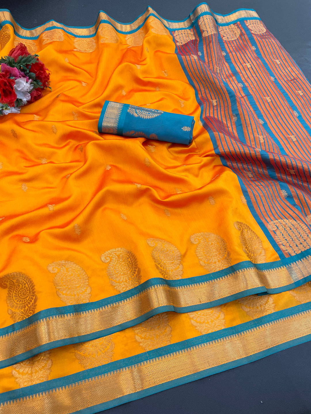 Jacquard Pure Banarasi Silk Saree