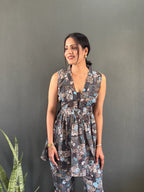 Printed V-Neck Co Ord Sets For Office Wear