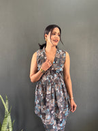 Printed V-Neck Co Ord Sets For Office Wear