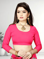 Pionex Banarasi Softy Copper Zari Weaving Brocade Saree