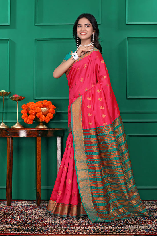 Ready to Wear Jacquard Pure Silk Saree