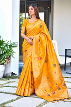 Ready to Wear Paithani Woven Pure Silk Saree
