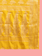 Banarasi Georgette Jacquard Saree With Embroidered Blouse