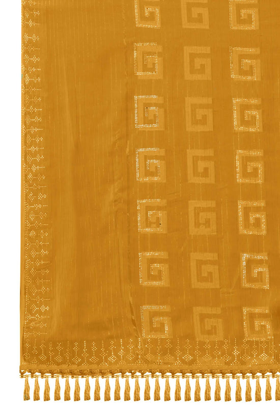 Georgette Swarovski Diamond Work Saree