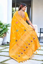 Ready to Wear Paithani Woven Pure Silk Saree