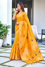 Ready to Wear Paithani Woven Pure Silk Saree
