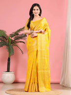 Banarasi Georgette Jacquard Saree With Embroidered Blouse