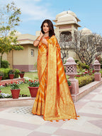Rama Woven Jacquard Kanjivaram Pure Silk Saree