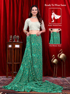 Ready to Wear Georgette Patta Printed Saree