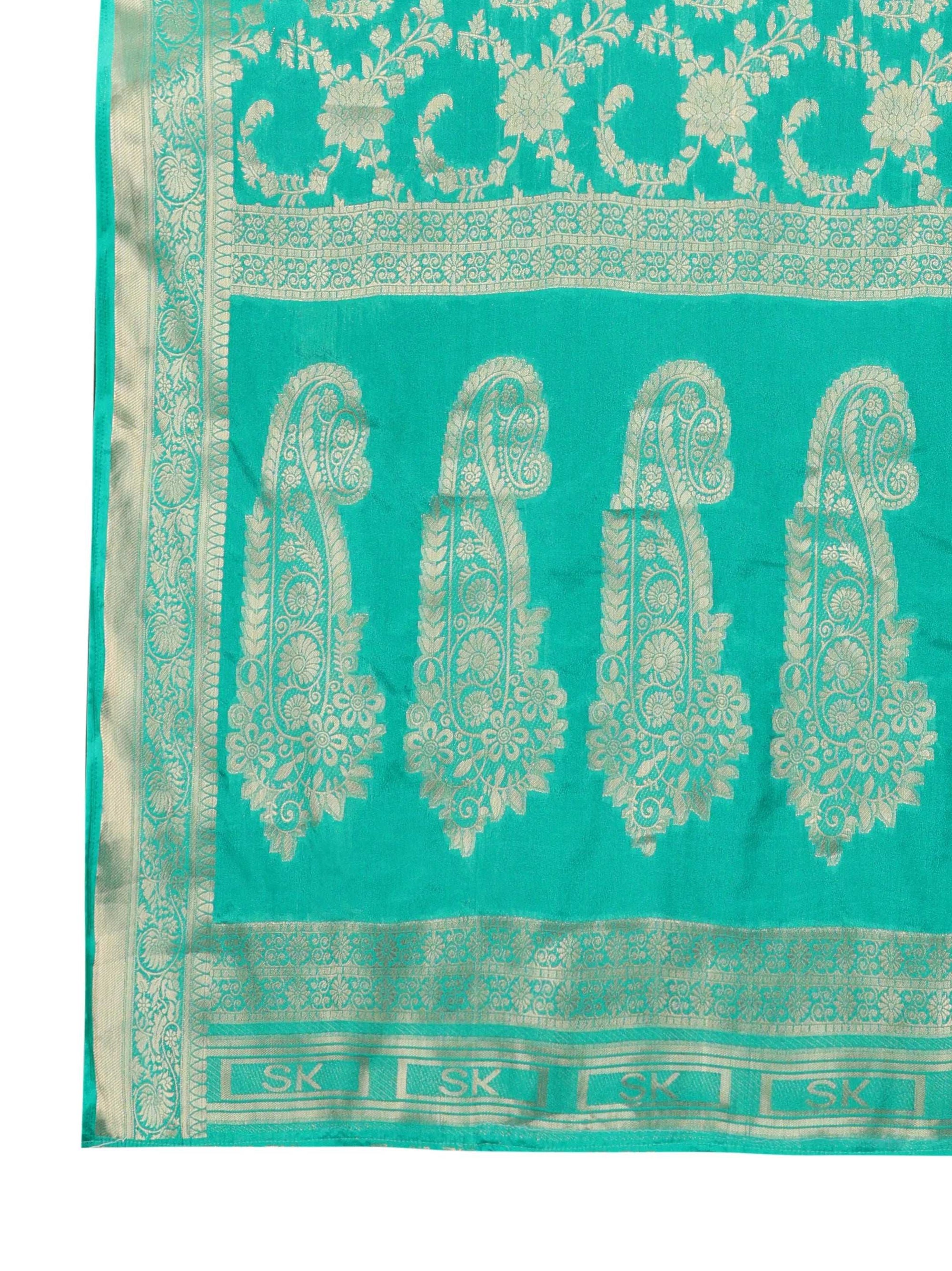 Ready to Wear Pure Banarasi Georgette Saree