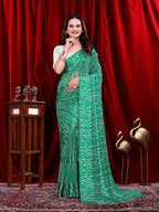 Ready to Wear Georgette Patta Printed Saree