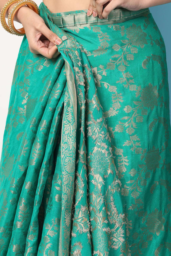 Ready to Wear Pure Banarasi Georgette Saree