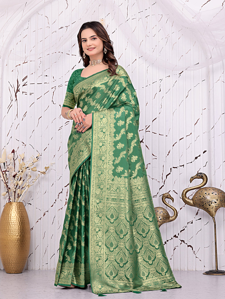 Ready-to-Wear Banarasi Pure Silk Saree