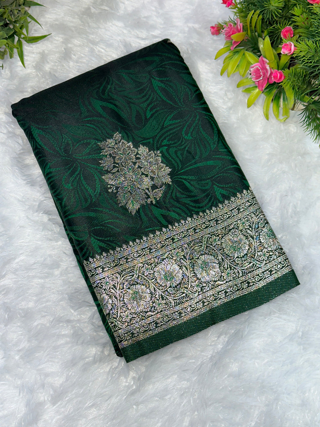 Satin Banarasi Silk Woven Saree