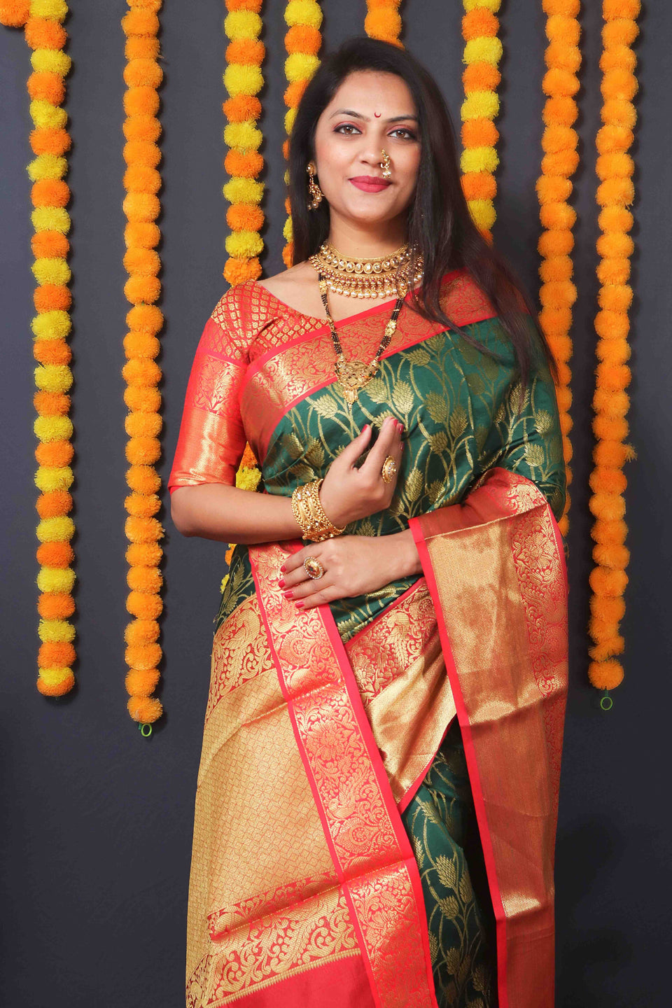 Kanjivaram Silk Rich Pallu Saree