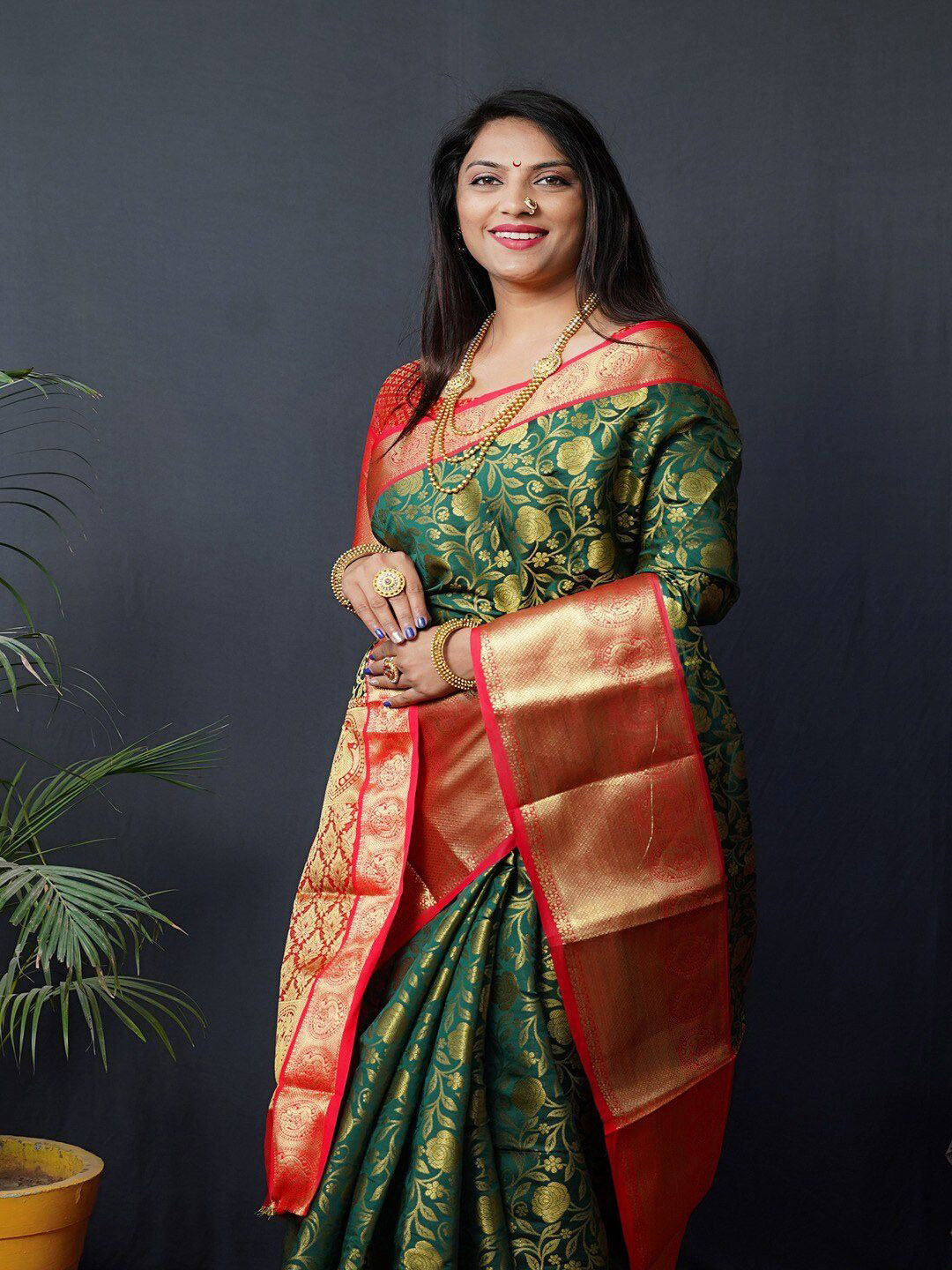 Kanjivaram Silk Rich Pallu Saree