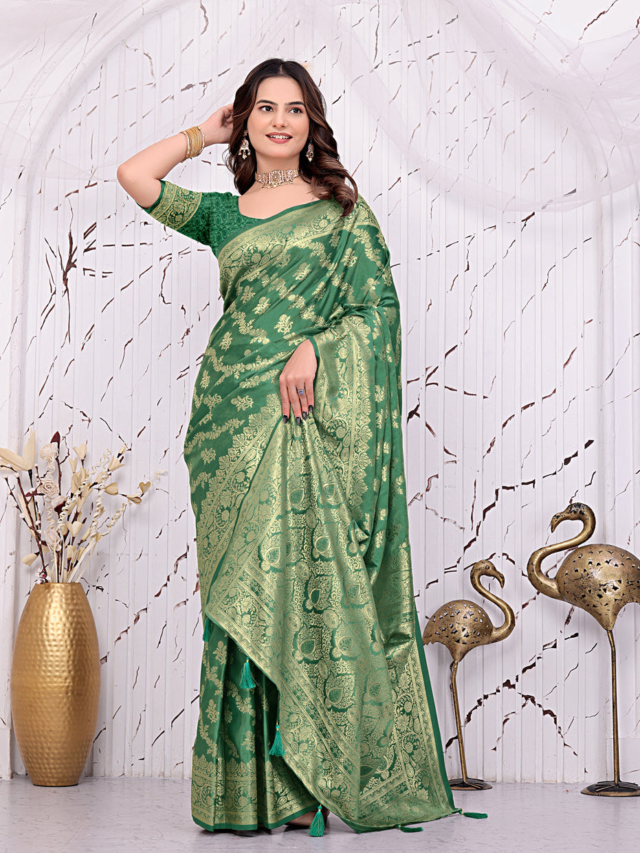 Ready-to-Wear Banarasi Pure Silk Saree
