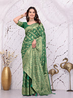 Ready-to-Wear Banarasi Pure Silk Saree