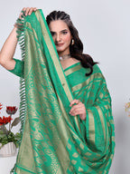Banarasi Georgette Siroski Work Saree