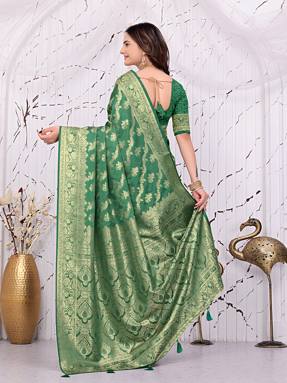 Ready-to-Wear Banarasi Pure Silk Saree
