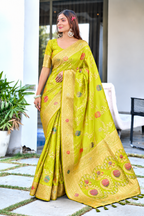 Ready to Wear Paithani Woven Pure Silk Saree