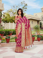 Rama Woven Jacquard Kanjivaram Pure Silk Saree