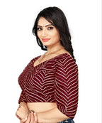 Georgette Padded Blouse with Full Embroidery Work