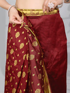 Ready to Wear Woven Banarasi Jacquard Pure Silk Saree