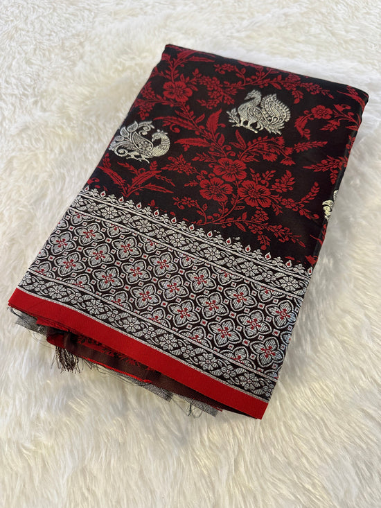 Satin Banarasi Silk Woven Saree