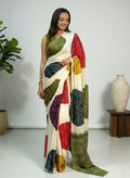 Bandhni Print Semi Model Satin Silk Saree - Pionex Fab