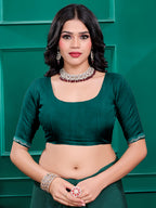 Chiffon   Siroski Daimond  Lace Work Sarees