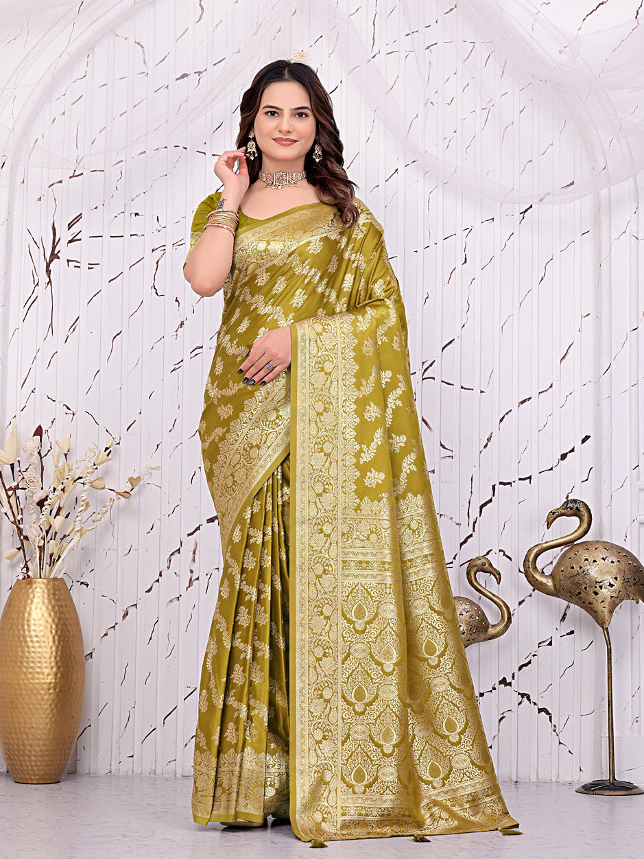 Ready-to-Wear Banarasi Pure Silk Saree