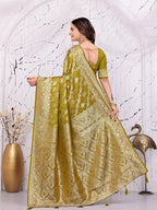 Ready-to-Wear Banarasi Pure Silk Saree