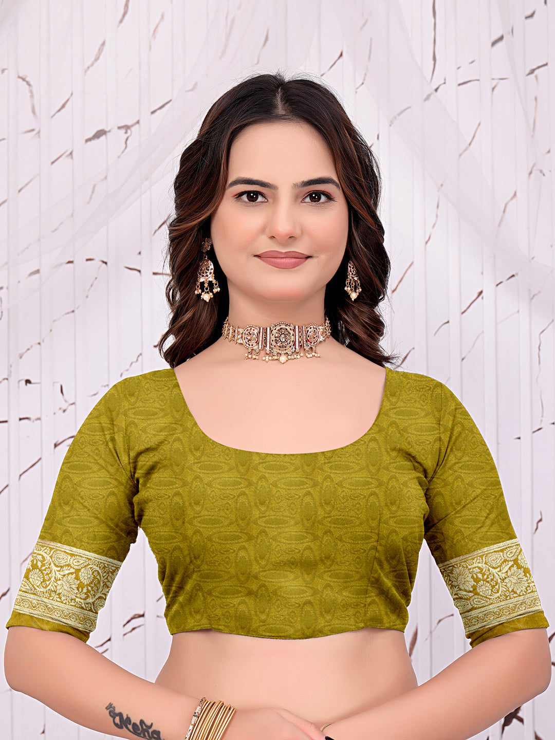 Ready-to-Wear Banarasi Pure Silk Saree