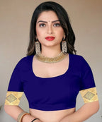 Pionex Woven Kanjivaram Jacquard Pure Silk Saree