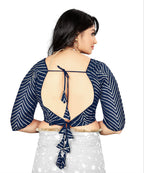 Georgette Padded Blouse with Full Embroidery Work