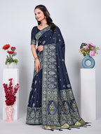 Patola Silk Saree with Traditional Pallu and Tassel Border