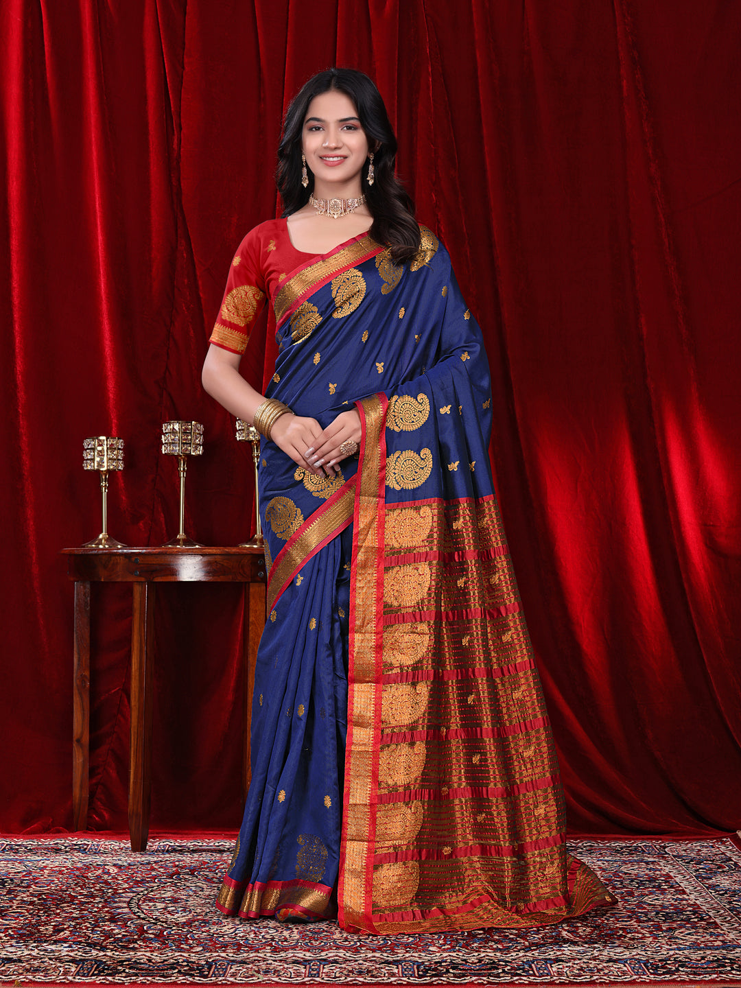 Ready to Wear Jacquard Pure Silk Saree