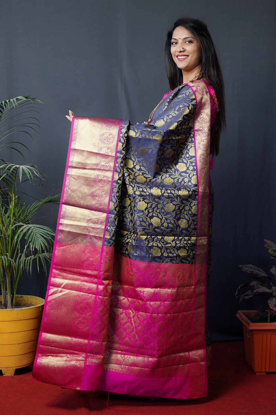 Kanjivaram Silk Rich Pallu Saree