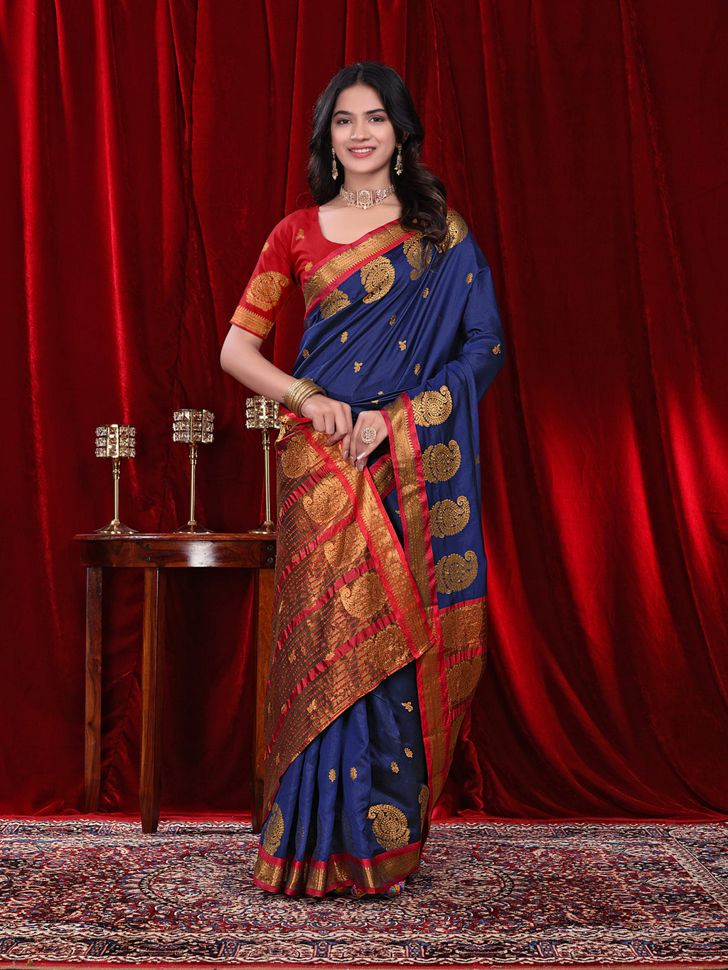 Ready to Wear Jacquard Pure Silk Saree