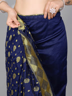 Ready to Wear Woven Banarasi Jacquard Pure Silk Saree