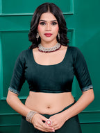 Chiffon   Siroski Daimond  Lace Work Sarees